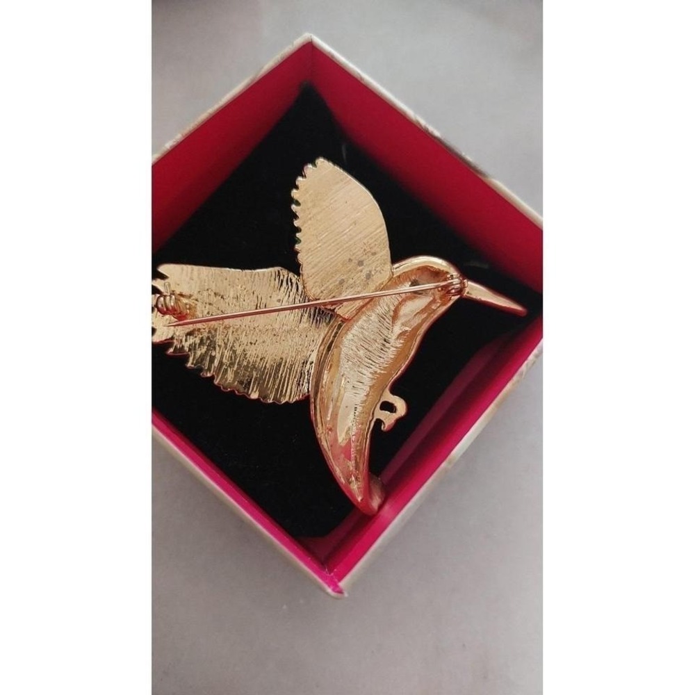 Vintage Hummingbird Brooch - Picture 2 of 5